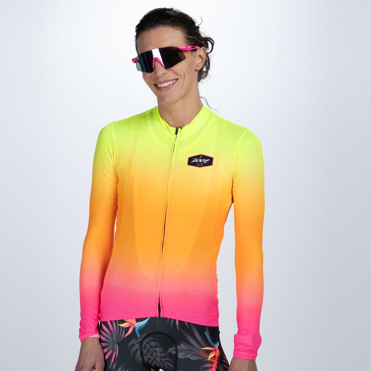 Zoot Sports CYCLE JERSEYS Women's Ltd Cycle Sun Stop Ls Jersey   - Tropical Magic