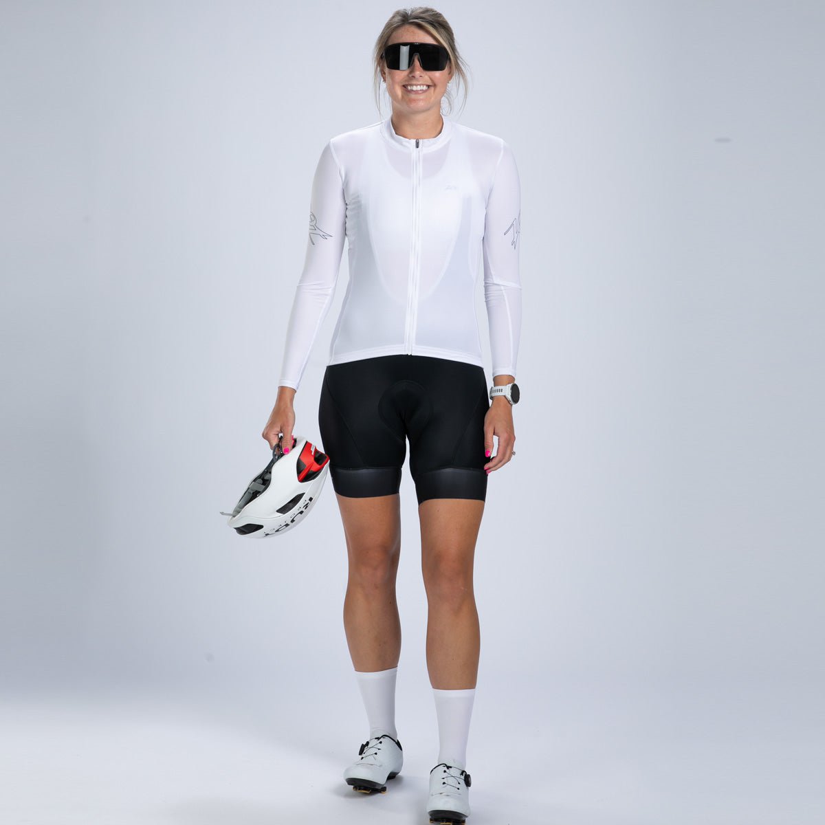Zoot Sports CYCLE JERSEYS Women's Ltd Cycle Sun Stop Ls Jersey   - UPF White
