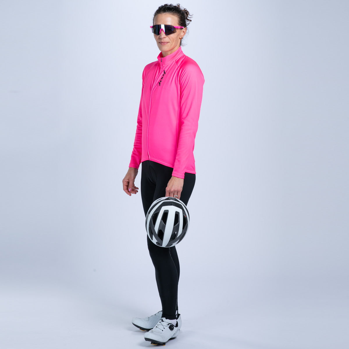 Zoot Sports CYCLE JERSEYS Women's Ltd Cycle Thermal Jersey - Hi Viz Pink