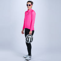 Zoot Sports CYCLE JERSEYS Women's Ltd Cycle Thermal Jersey - Hi Viz Pink