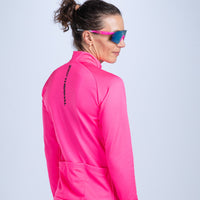 Zoot Sports CYCLE JERSEYS Women's Ltd Cycle Thermal Jersey - Hi Viz Pink