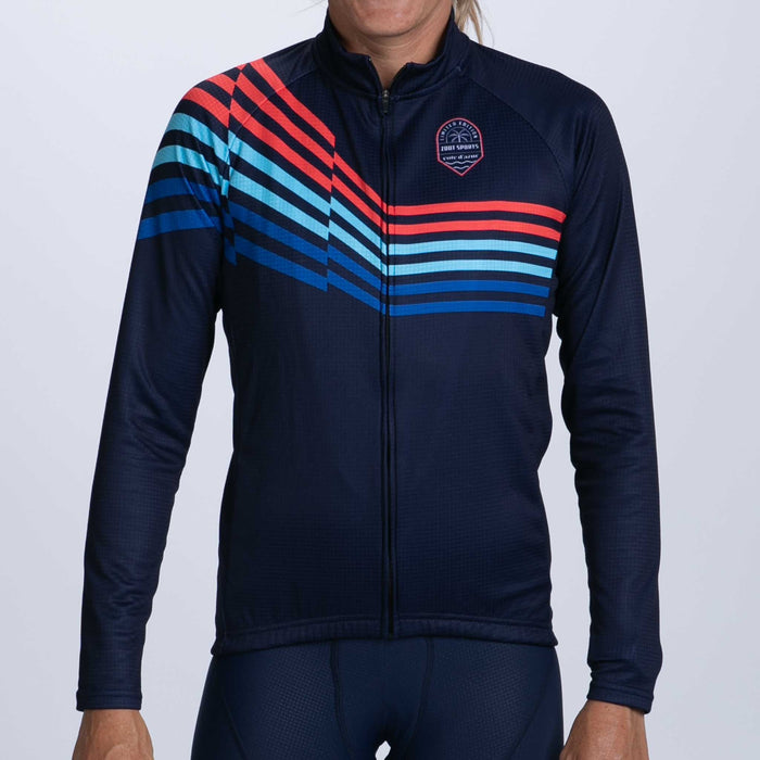 Zoot Sports CYCLE JERSEYS Women's Ltd Cycle Thermo Jersey - Cote d'Azur