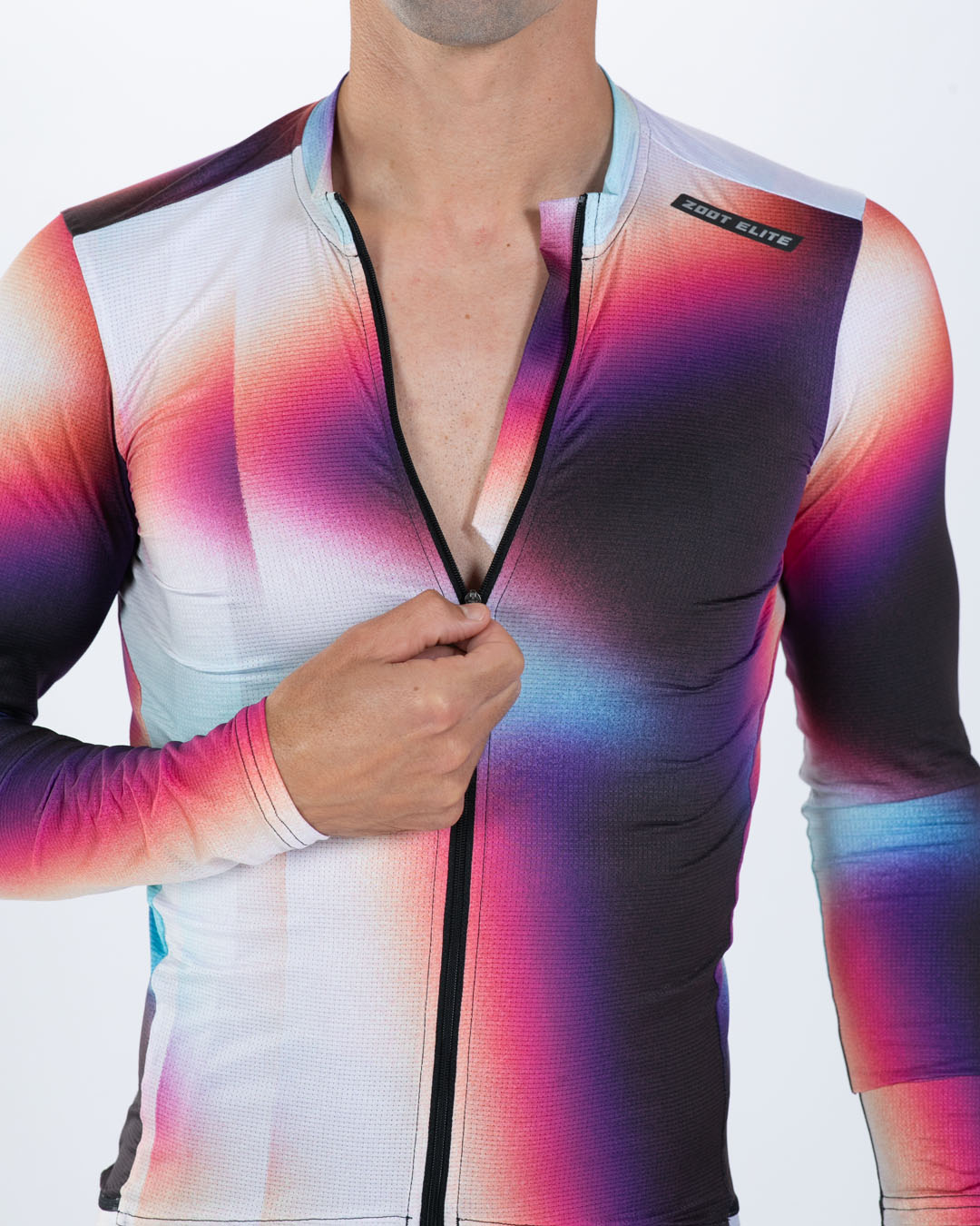 Zoot Sports CYCLE LONG SLEEVE JERSEYS Men's Elite Cycle Ls Aero Jersey - Sonic Shift
