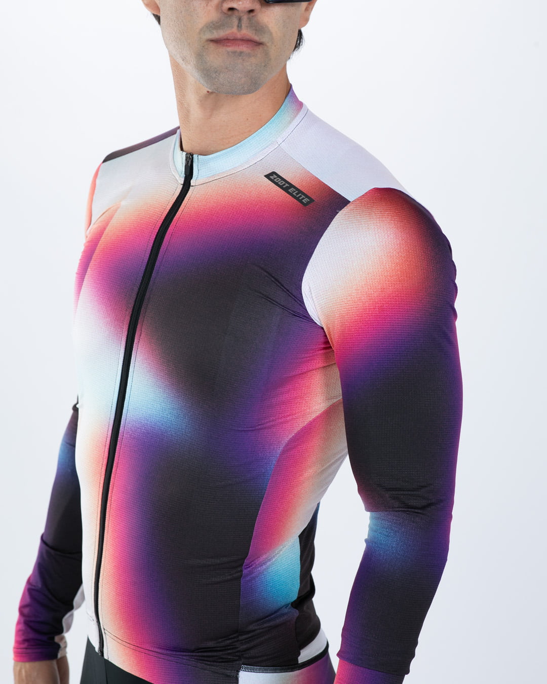 Zoot Sports CYCLE LONG SLEEVE JERSEYS Men's Elite Cycle Ls Aero Jersey - Sonic Shift