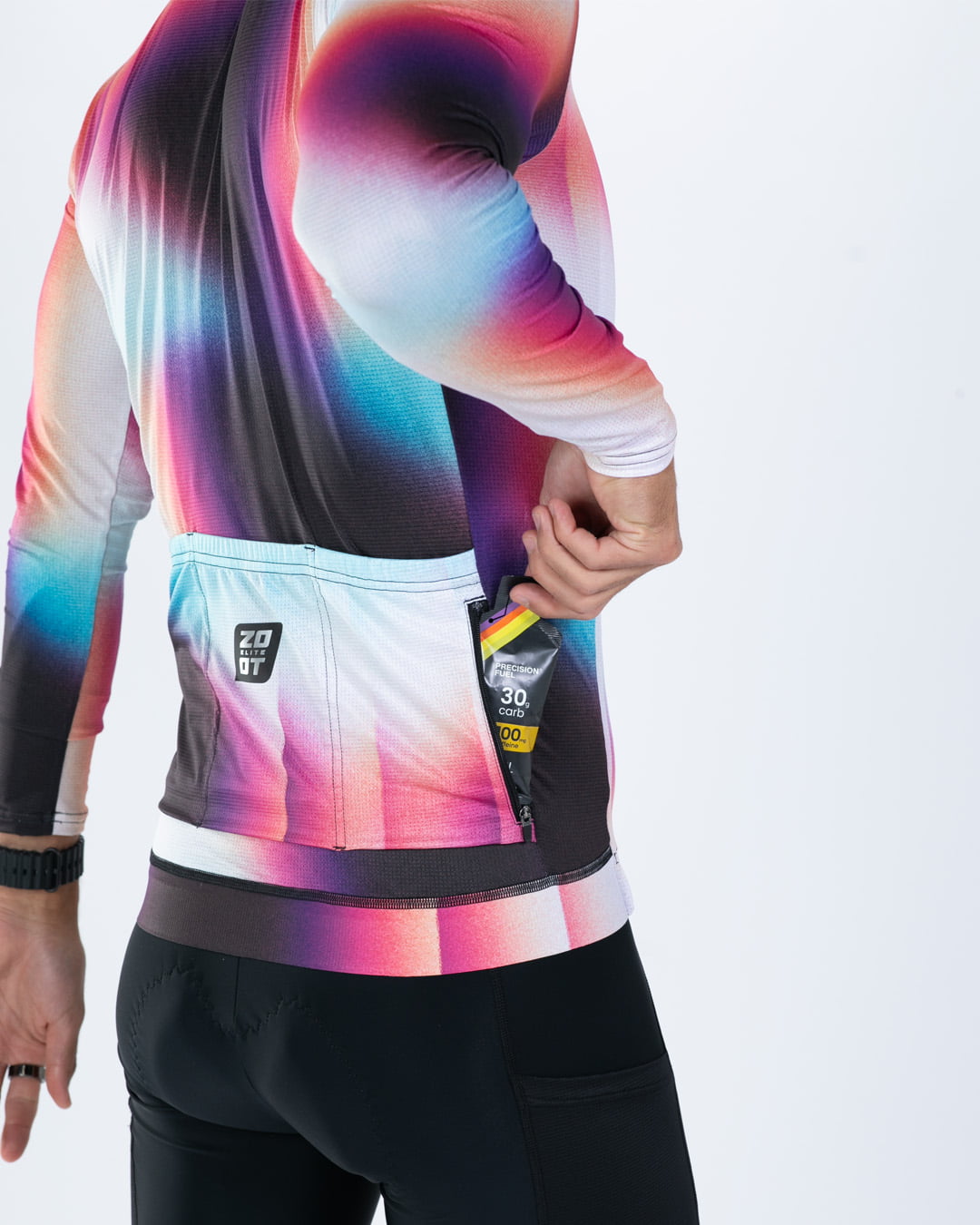 Zoot Sports CYCLE LONG SLEEVE JERSEYS Men's Elite Cycle Ls Aero Jersey - Sonic Shift