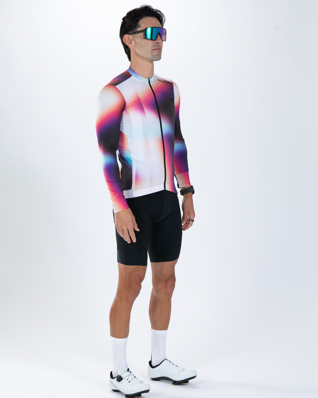 Zoot Sports CYCLE LONG SLEEVE JERSEYS Men's Elite Cycle Ls Aero Jersey - Sonic Shift