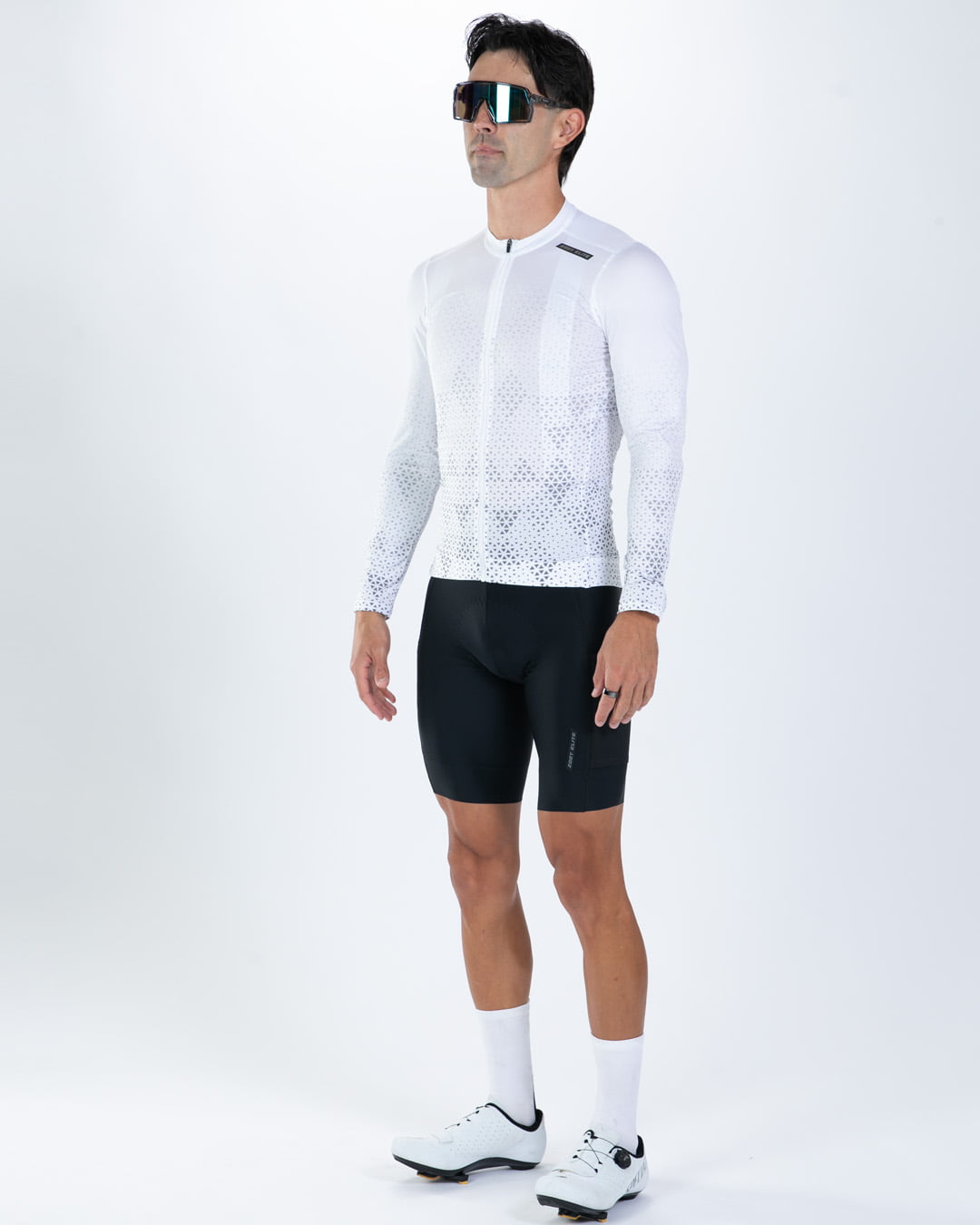 Zoot Sports CYCLE LONG SLEEVE JERSEYS Men's Elite Cycle Ls Aero Jersey - Sonic White