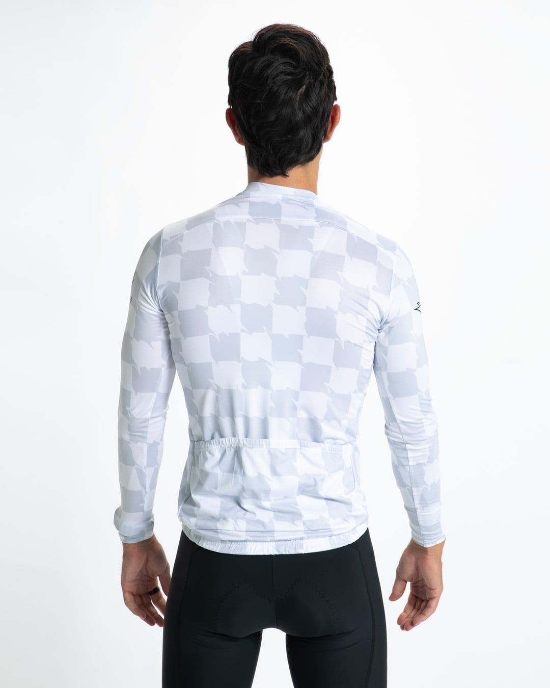 Zoot Sports CYCLE LONG SLEEVE JERSEYS Men's Ltd Cycle Sun Stop Ls Jersey   - Checkers