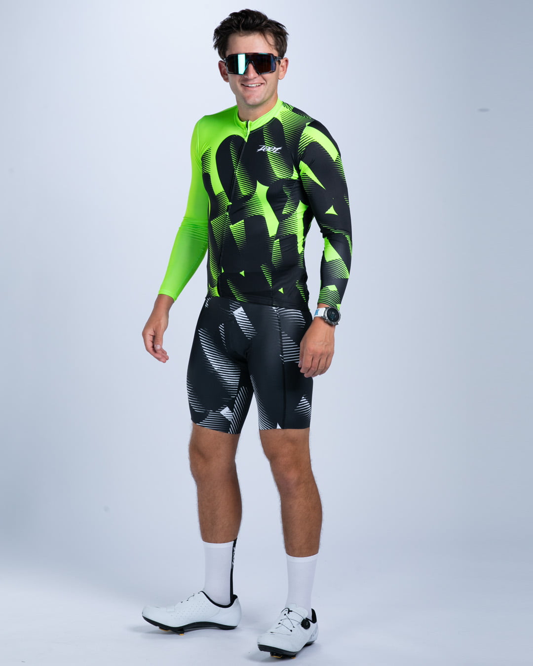 Zoot Sports CYCLE LONG SLEEVE JERSEYS Men's Ltd Cycle Sun Stop Ls Jersey - Icon