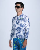 Zoot Sports CYCLE LONG SLEEVE JERSEYS Men's Ltd Cycle Sun Stop LS Jersey - Island Original