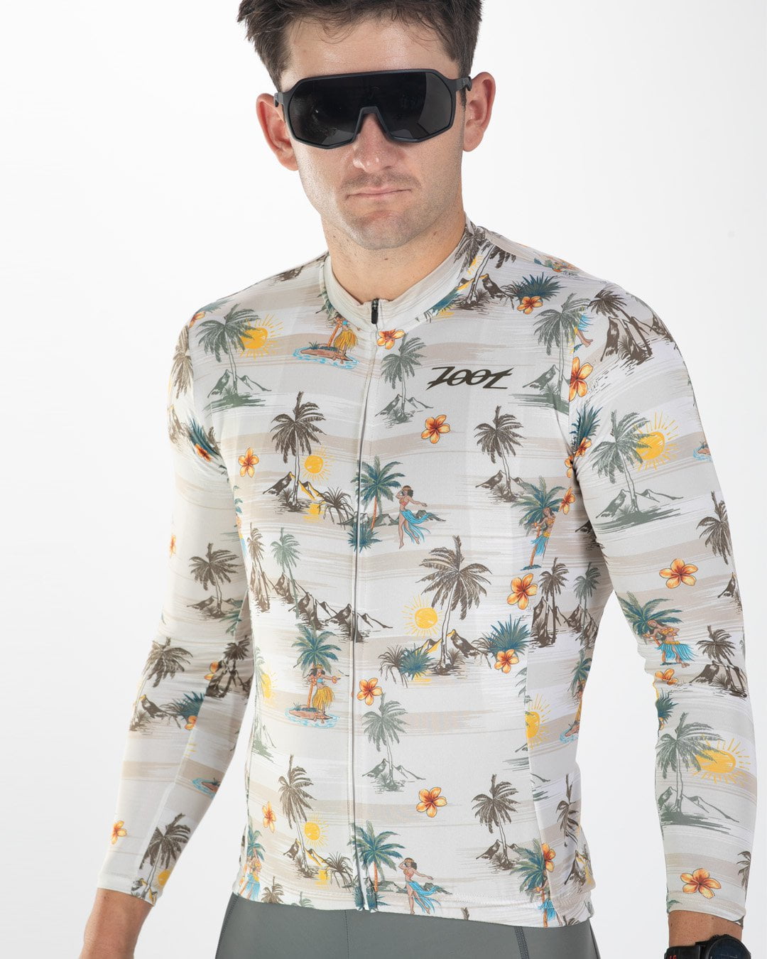Zoot Sports CYCLE LONG SLEEVE JERSEYS Men's Ltd Cycle Sun Stop Ls Jersey - Kaholo