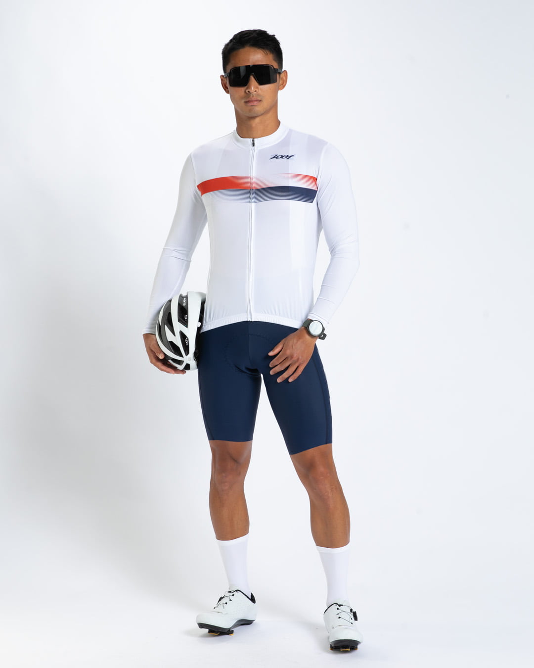 Zoot Sports CYCLE LONG SLEEVE JERSEYS Men's Ltd Cycle Sun Stop Ls Jersey - Rouler