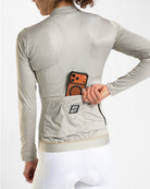 Zoot Sports CYCLE LONG SLEEVE JERSEYS Women's Elite Cycle Ls Aero Jersey - Hazelnut