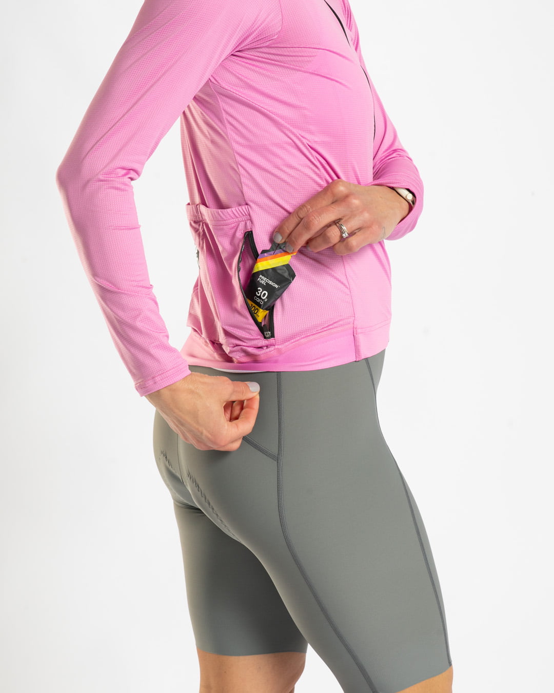 Zoot Sports CYCLE LONG SLEEVE JERSEYS Women's Elite Cycle Ls Aero Jersey - Pink Sunset