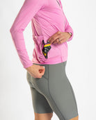 Zoot Sports CYCLE LONG SLEEVE JERSEYS Women's Elite Cycle Ls Aero Jersey - Pink Sunset