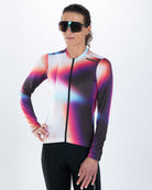 Zoot Sports CYCLE LONG SLEEVE JERSEYS Women's Elite Cycle Ls Aero Jersey - Sonic Shift