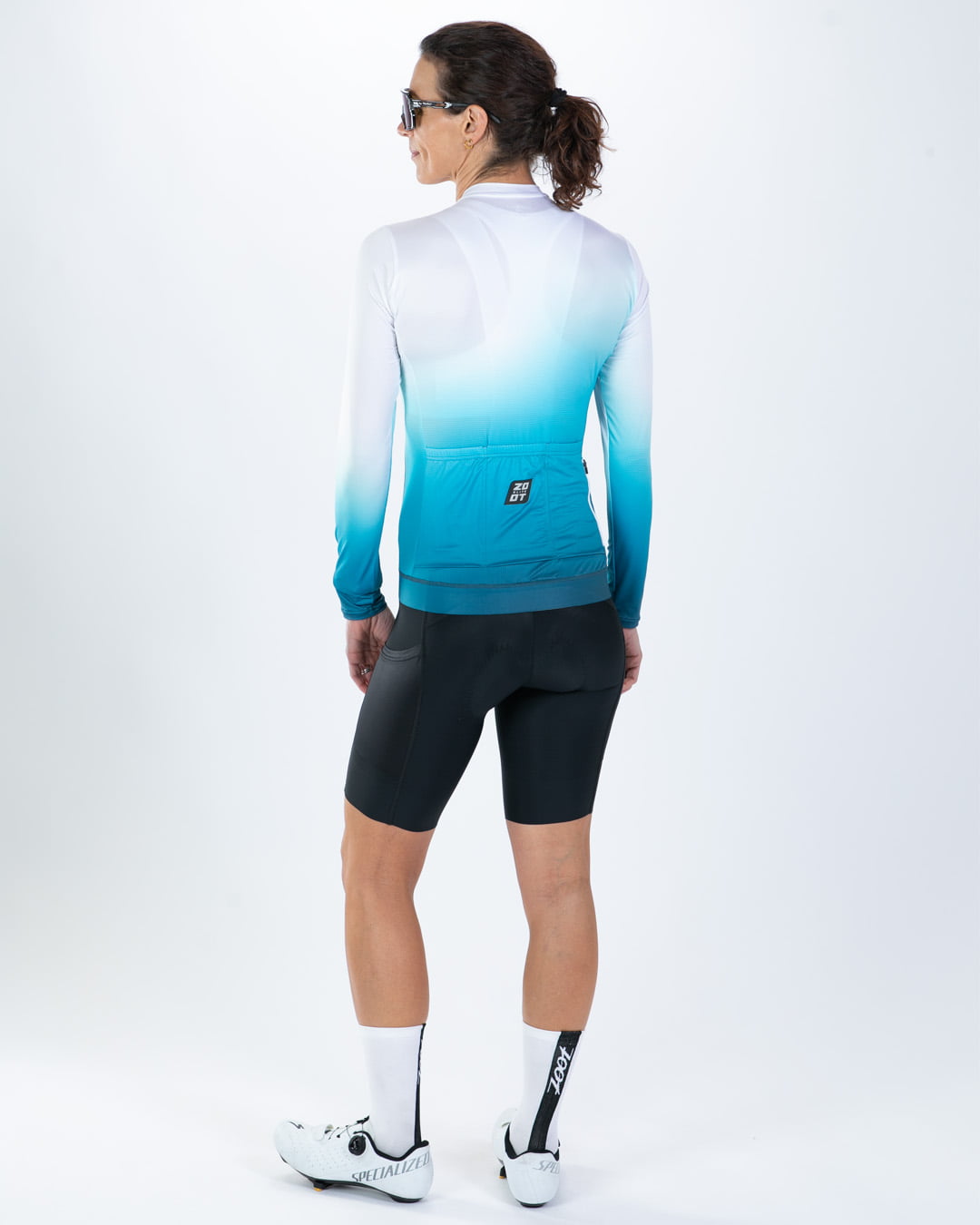 Zoot Sports CYCLE LONG SLEEVE JERSEYS Women's Elite Cycle Ls Aero Jersey - Sonic Wave