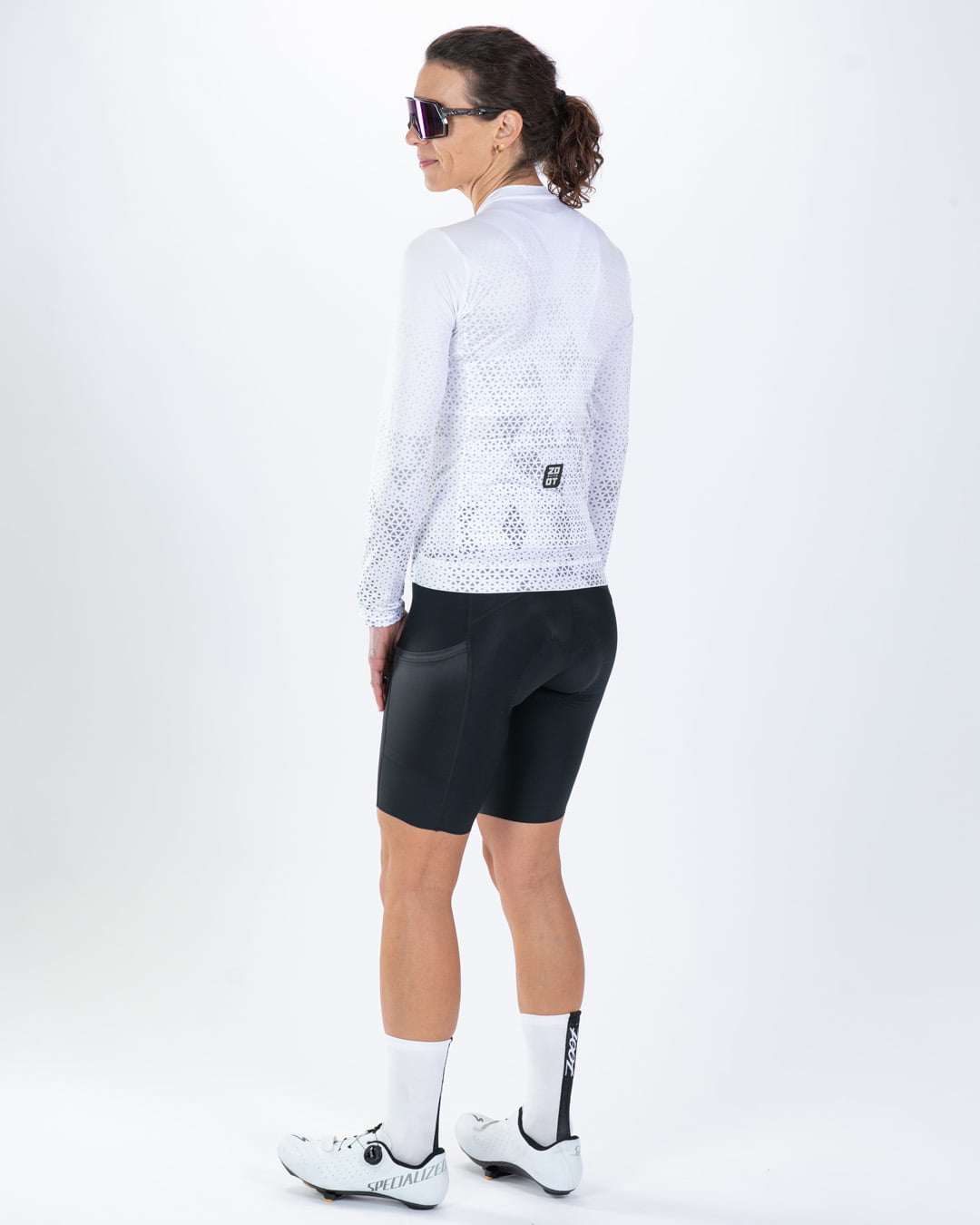 Zoot Sports CYCLE LONG SLEEVE JERSEYS Women's Elite Cycle Ls Aero Jersey - Sonic White
