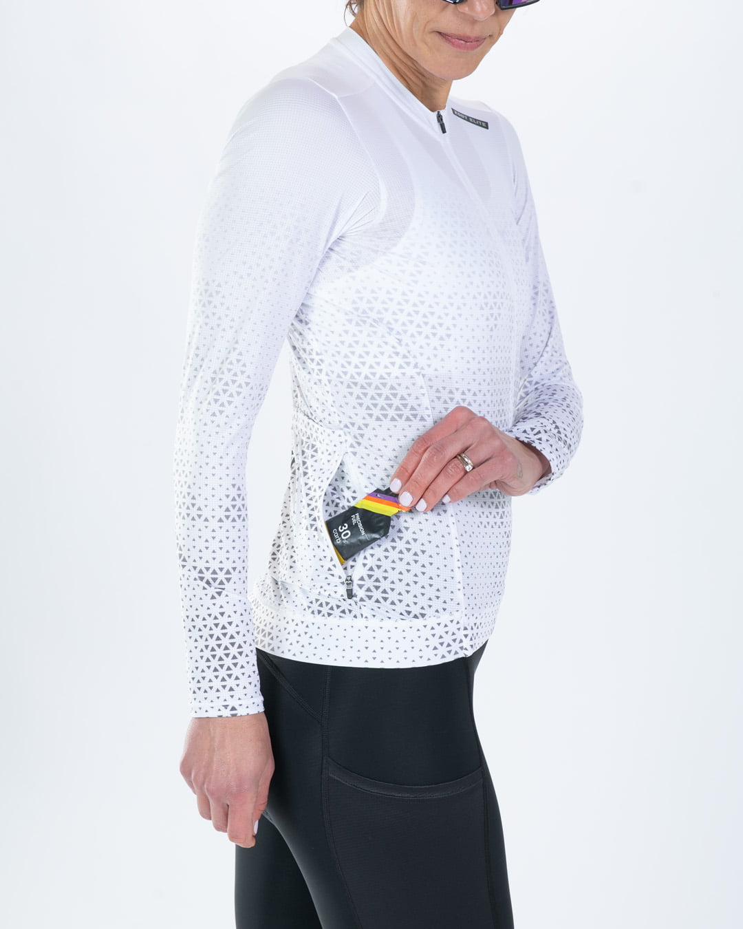 Zoot Sports CYCLE LONG SLEEVE JERSEYS Women's Elite Cycle Ls Aero Jersey - Sonic White