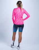 Zoot Sports CYCLE LONG SLEEVE JERSEYS Women's Ltd Cycle Sun Stop LS Jersey - Elements Bolts