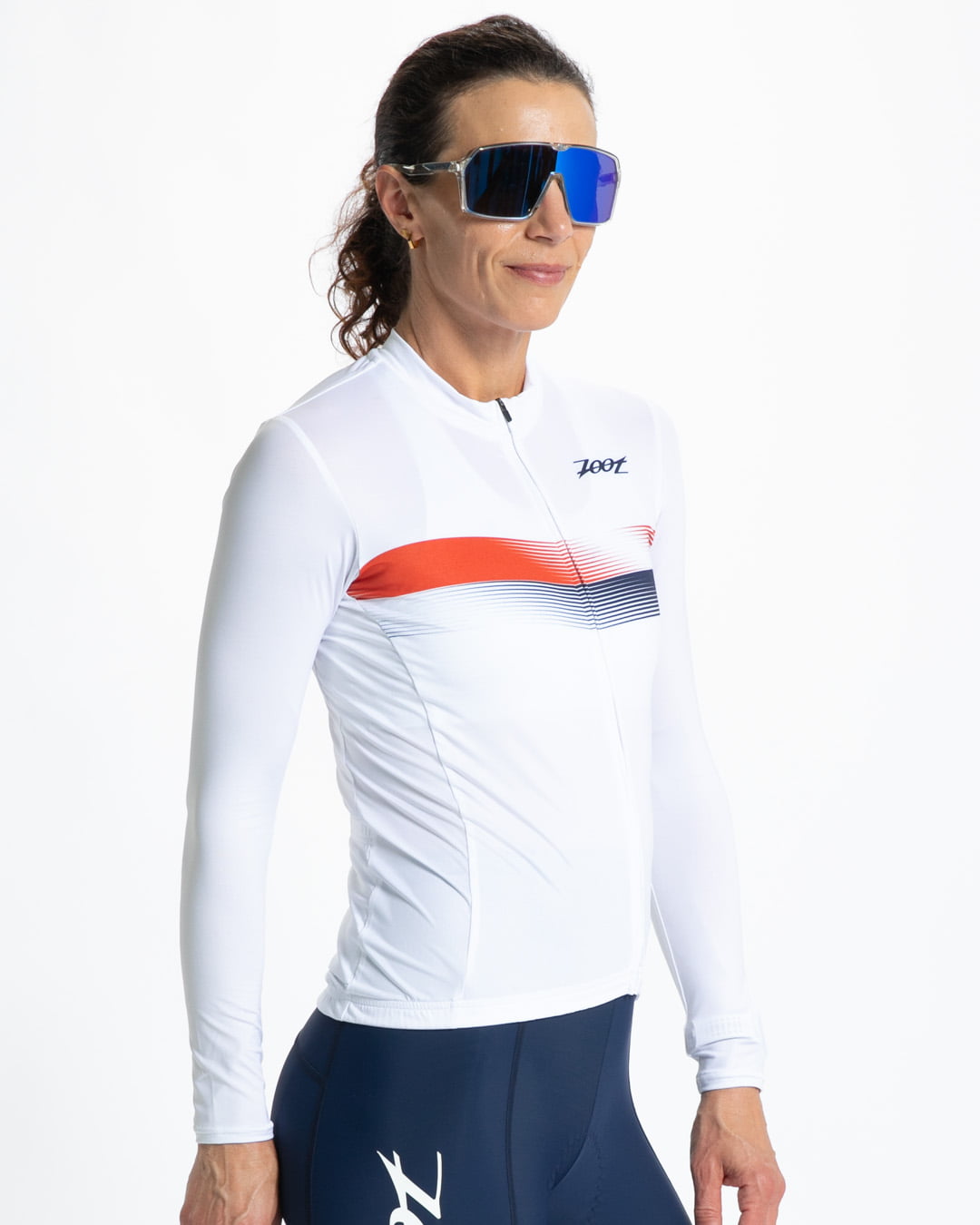 Zoot Sports CYCLE LONG SLEEVE JERSEYS Women's Ltd Cycle Sun Stop Ls Jersey - Rouler