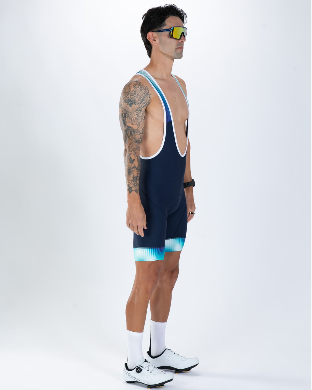 Zoot Sports CYCLE SHORTS Men's Ltd Cycle Exos Bib Short Navy  - Prism