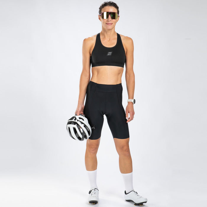 Zoot Sports CYCLE SHORTS Women's Elite Cycle High-Rise Short - Jet Black