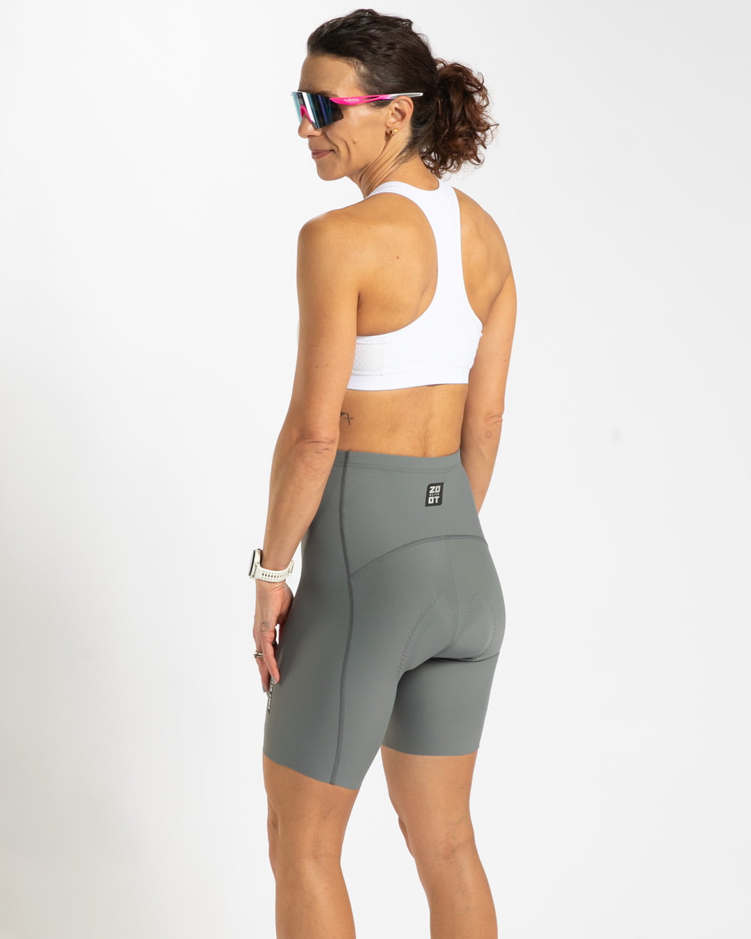 Zoot Sports CYCLE SHORTS Women's Elite Cycle High-Rise Short - Mist Grey