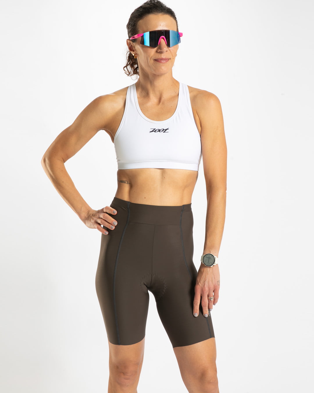 Zoot Sports CYCLE SHORTS Women's Elite Cycle High-Rise Short - Mocha