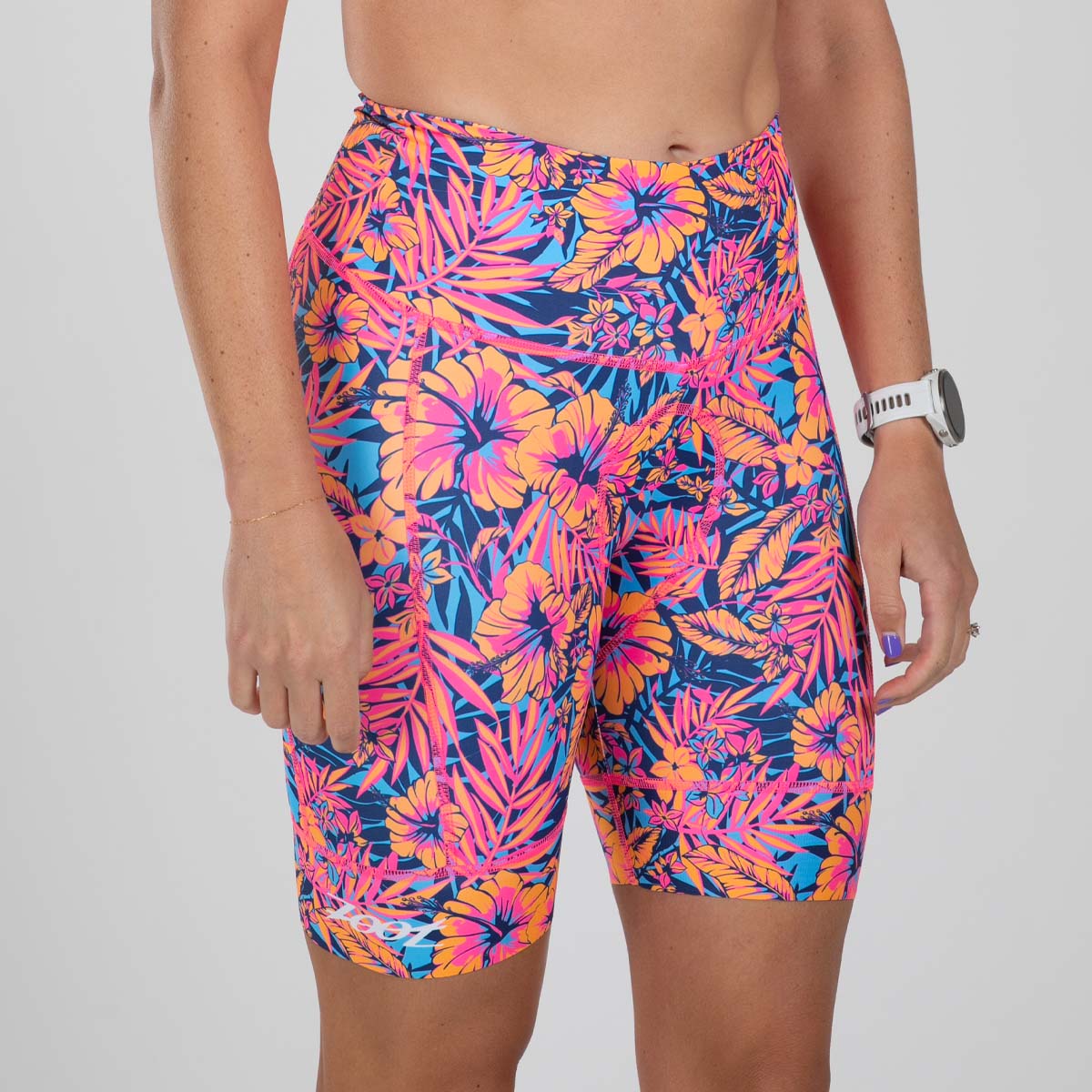Zoot Sports CYCLE SHORTS Women's Ltd Cycle High Waist Short - Club Aloha