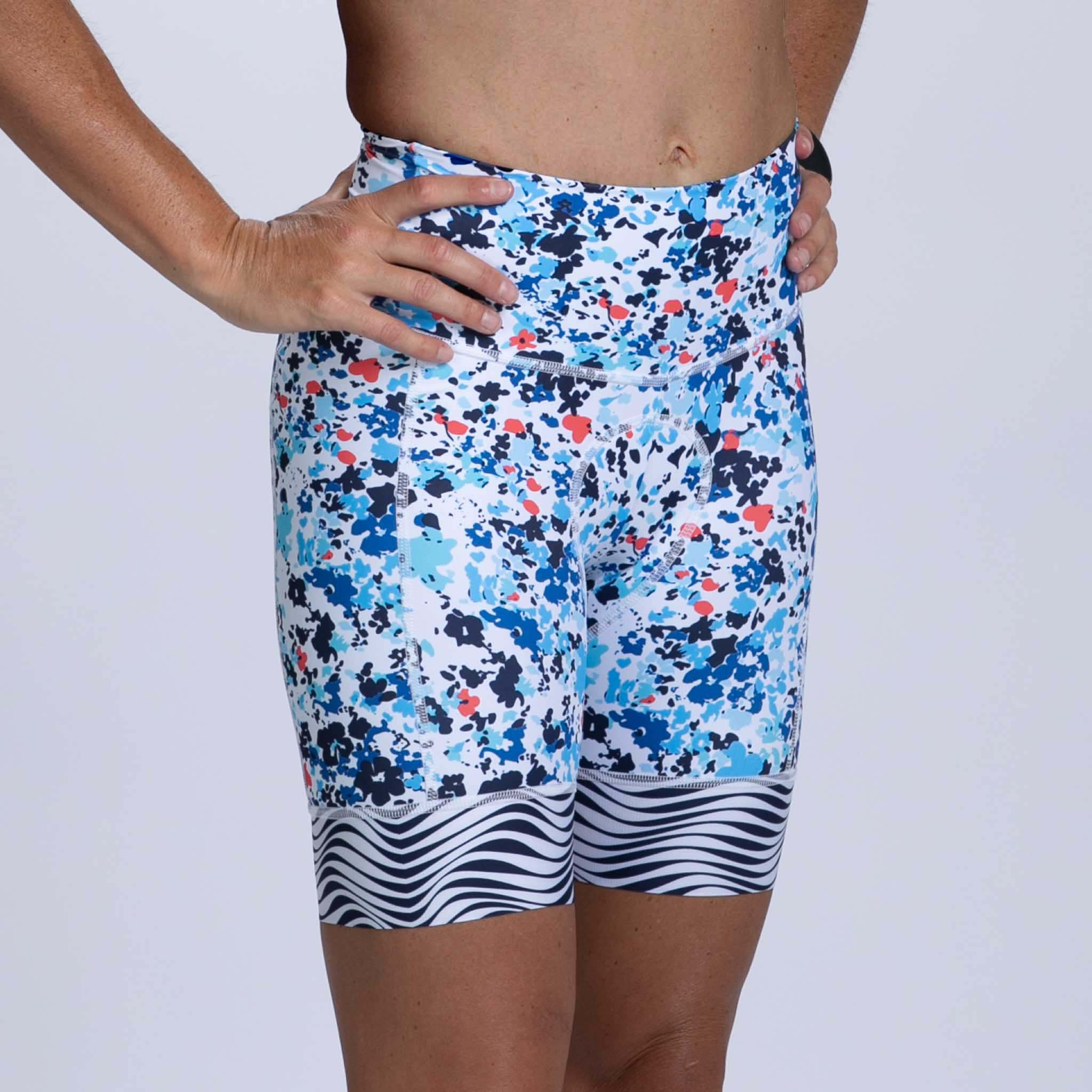 Zoot Sports CYCLE SHORTS Women's Ltd Cycle High Waist Short - Cote d'Azur