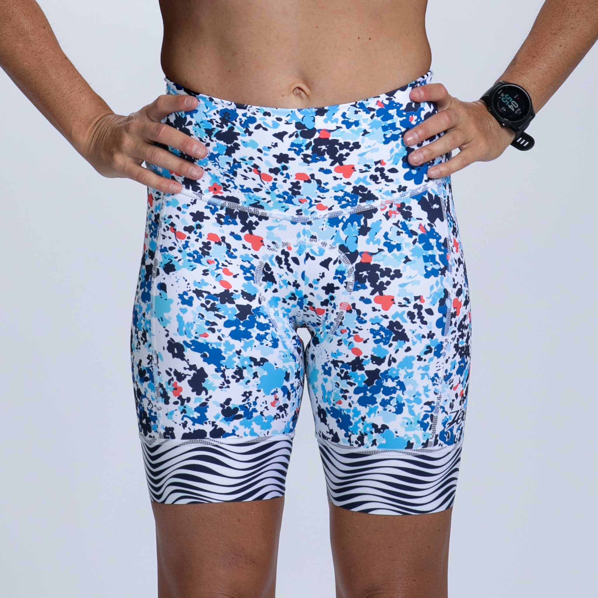 Zoot Sports CYCLE SHORTS Women's Ltd Cycle High Waist Short - Cote d'Azur