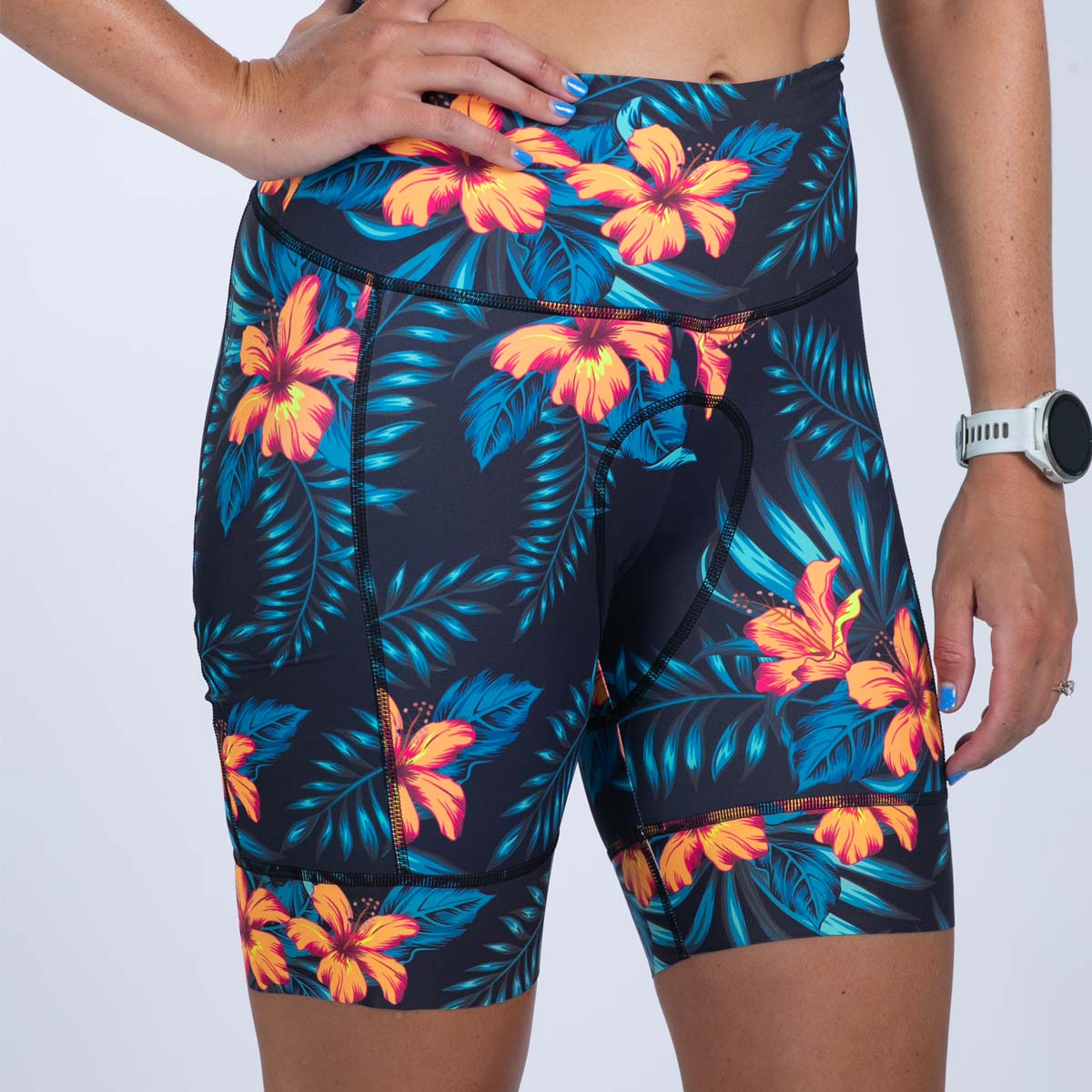 Zoot Sports CYCLE SHORTS Women's Ltd Cycle High Waist Short - Hula