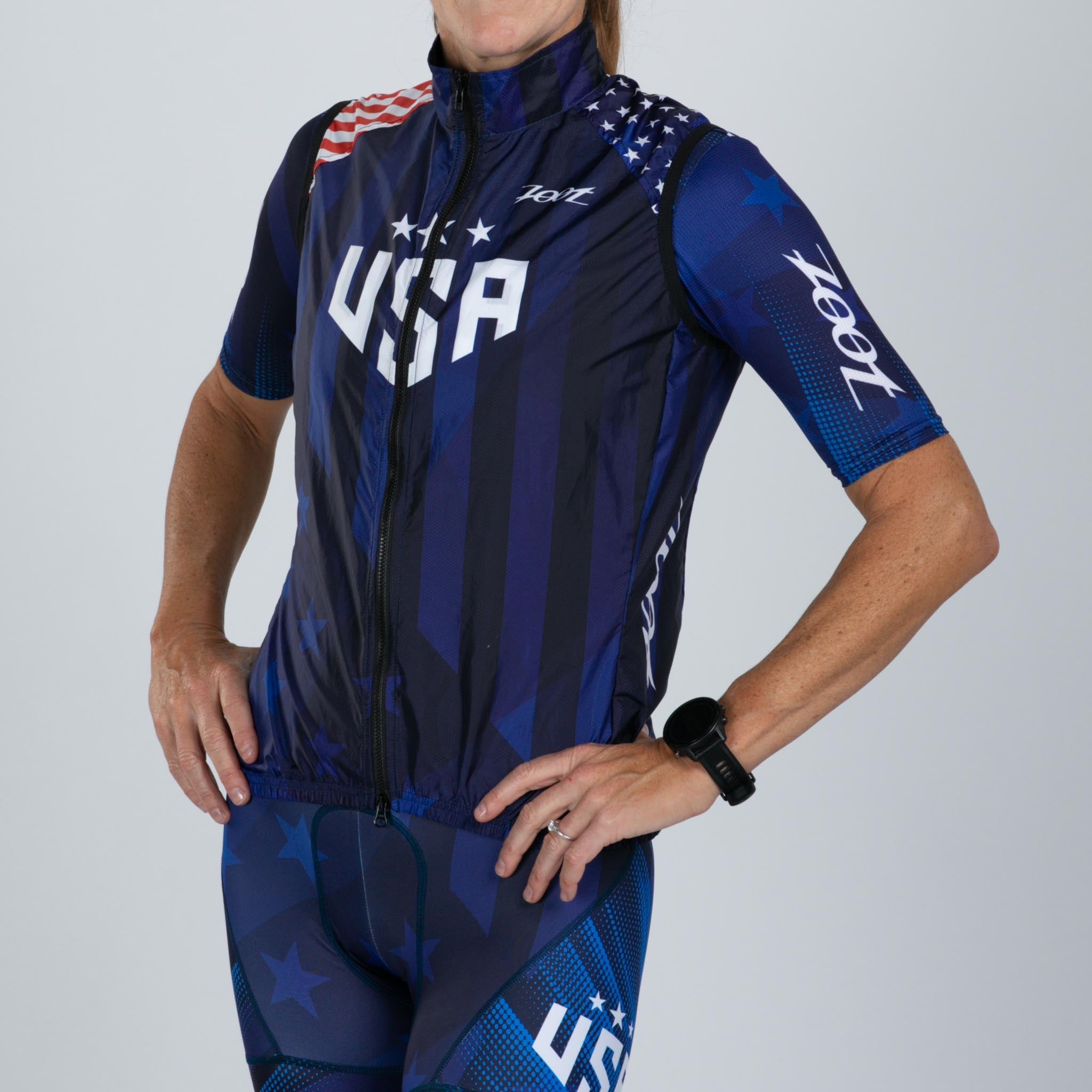 Zoot Sports CYCLE VESTS Women's LTD Cycle Vest - RWB