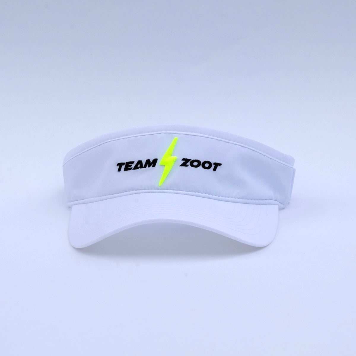 Zoot Sports HATS OSFA Unisex Tech Visor - Team Zoot 2025 - White Bolt