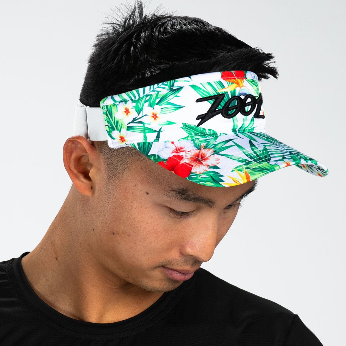 Zoot Sports HATS OSFA Unisex Tech Visor - White Hawaiian