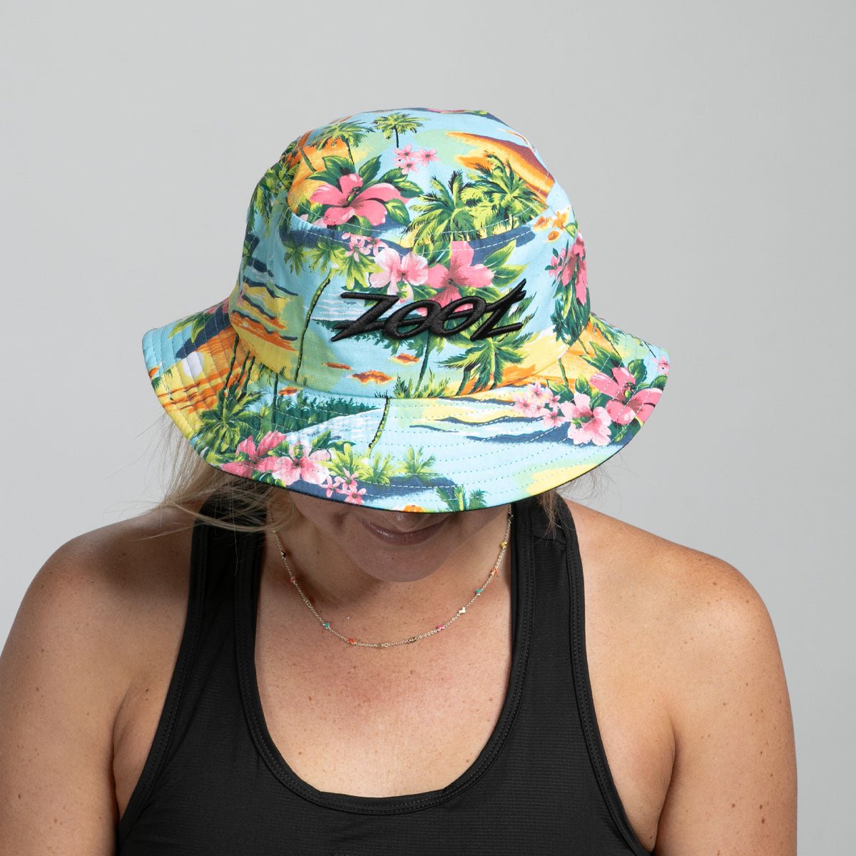 Unisex Bucket Hat Yellow Floral