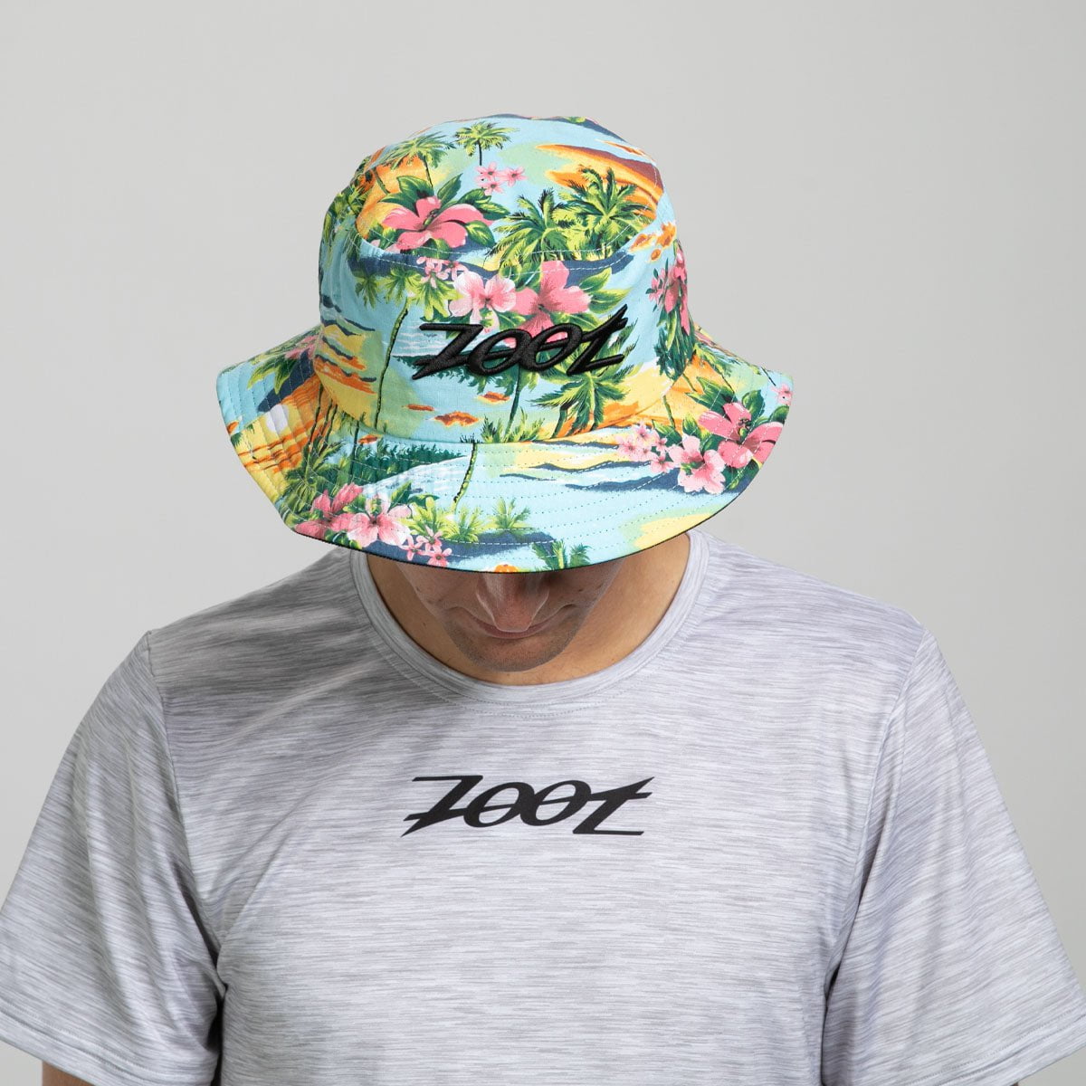 Zoot Sports HATS Unisex Bucket Hat - Yellow Floral