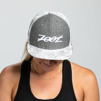 Zoot Sports HATS Unisex Flat Bill - 2 Tone Coffee Floral