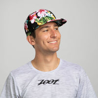 Zoot Sports HATS Unisex Flat Bill - Black Floral