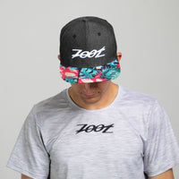 Zoot Sports HATS Unisex Flat Bill - Denim/Ginger Floral Bill