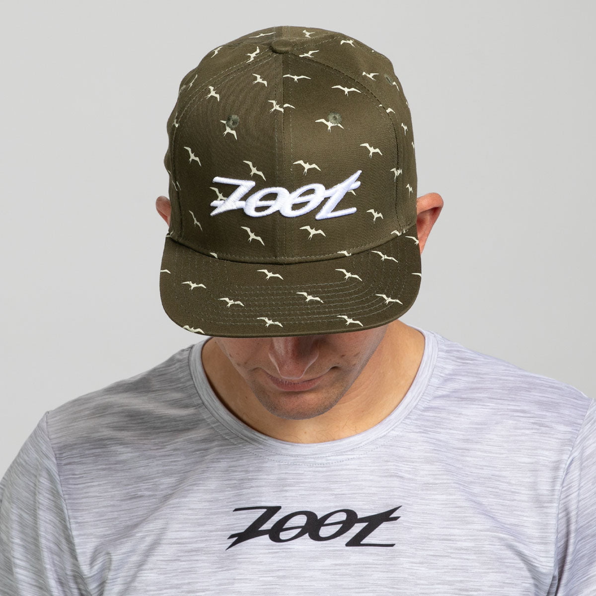 Zoot Sports HATS Unisex Flat Bill - Olive Iwa