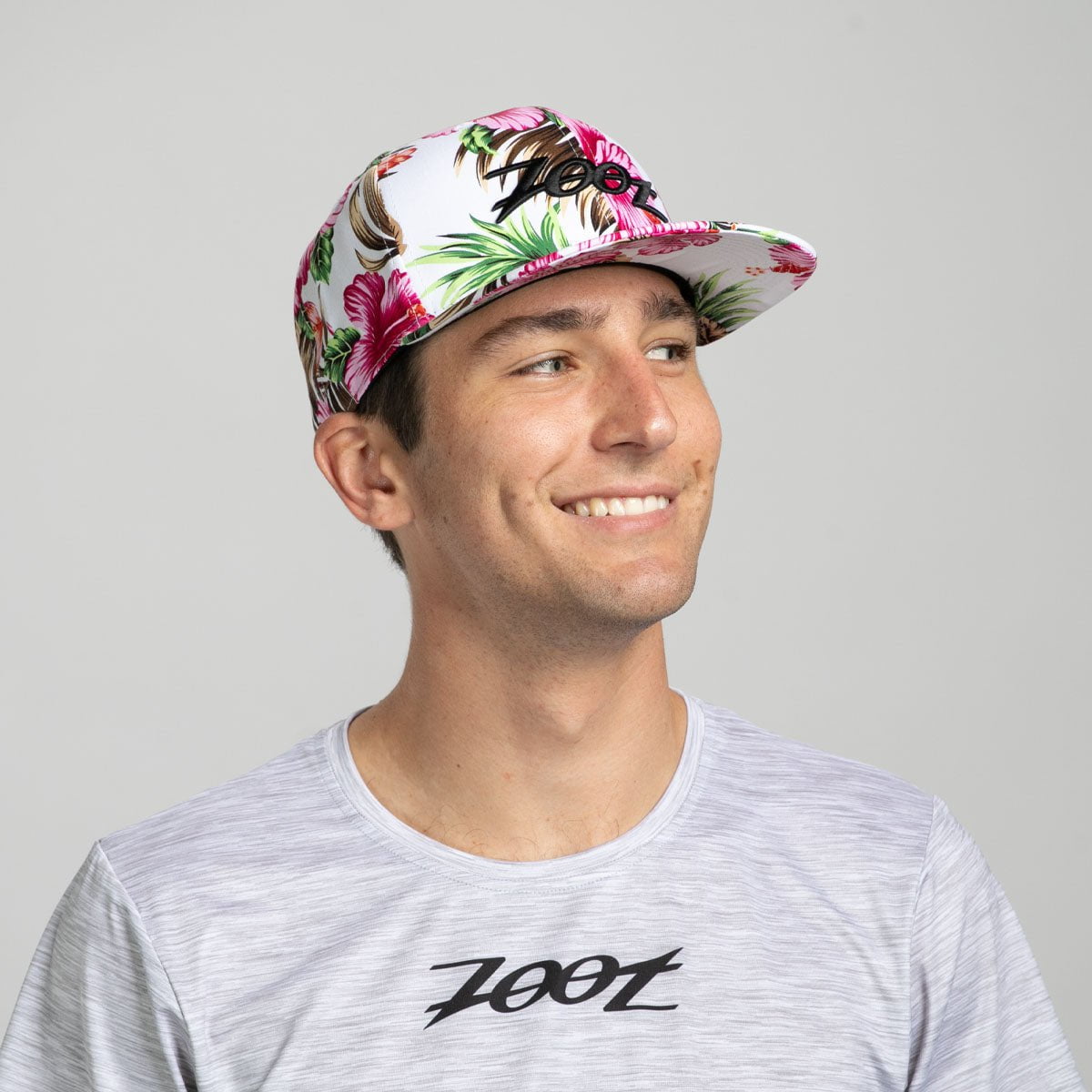 Zoot Sports HATS Unisex Flat Bill - Pink Floral