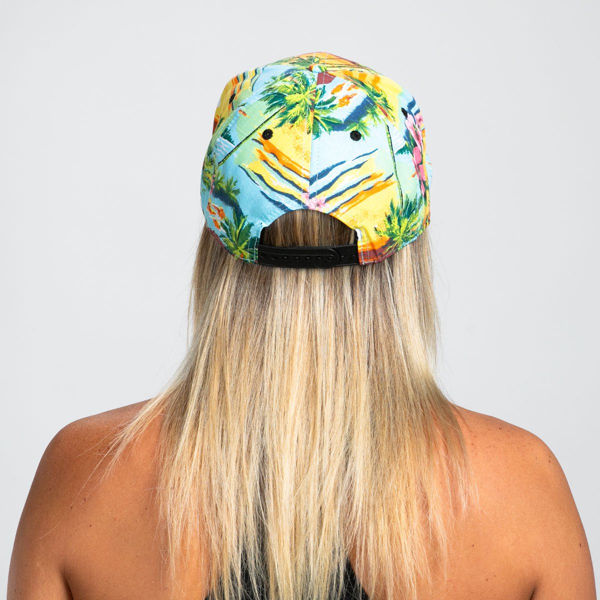 Zoot Sports HATS Unisex Flat Bill - Yellow Floral