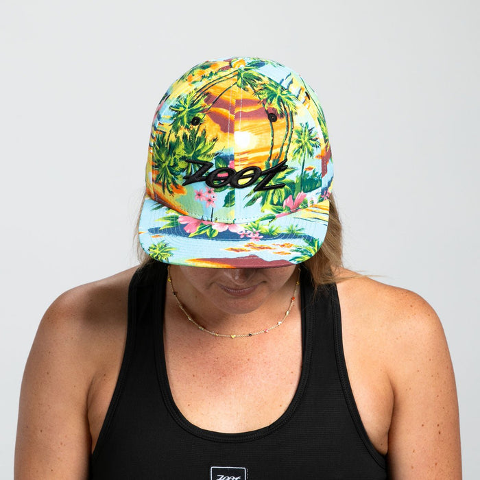 Zoot Sports HATS Unisex Flat Bill - Yellow Floral