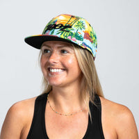 Zoot Sports HATS Unisex Flat Bill - Yellow Floral