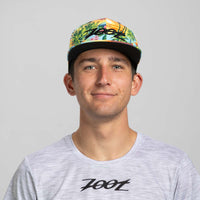 Zoot Sports HATS Unisex Flat Bill - Yellow Floral