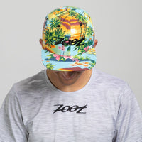 Zoot Sports HATS Unisex Flat Bill - Yellow Floral