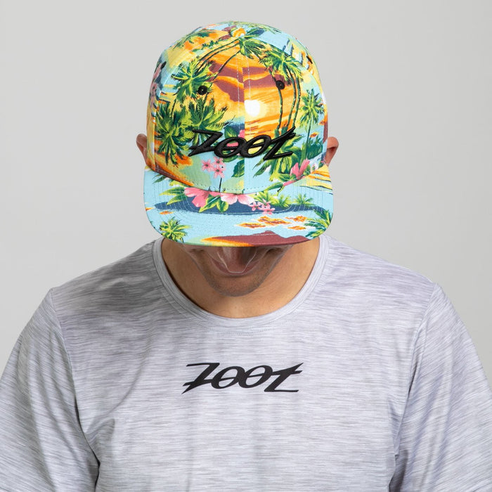 Zoot Sports HATS Unisex Flat Bill - Yellow Floral