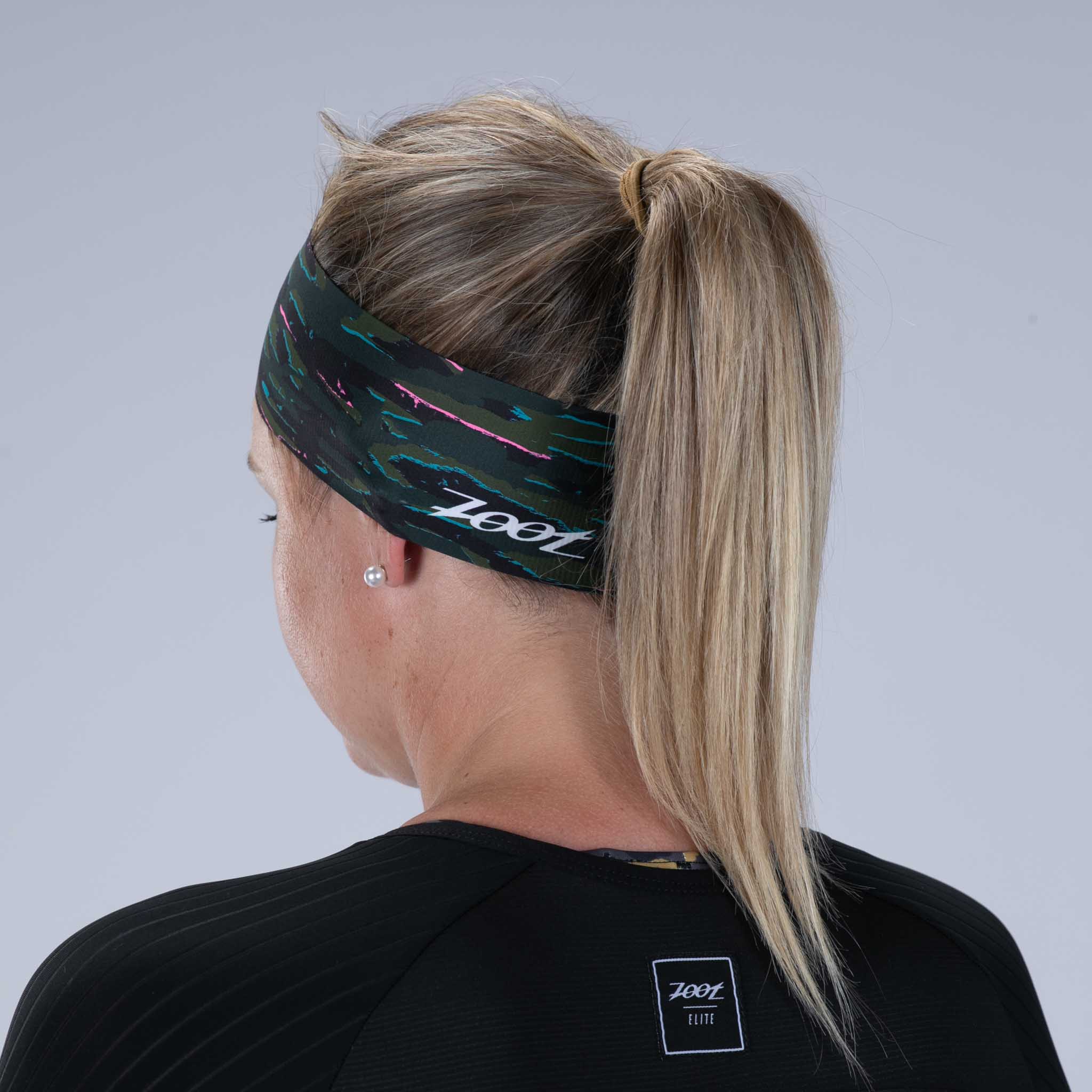 Zoot Sports HEADWEAR OSFA Unisex Ltd Headband - Cali Camo Pink